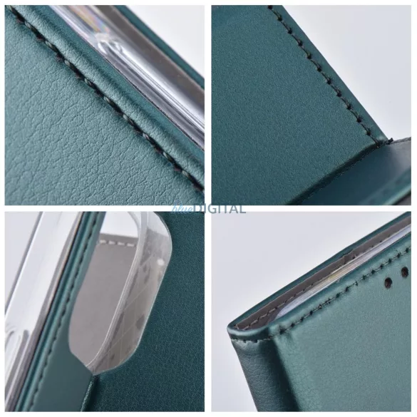 SMART MAGNETO könyvtok Xiaomi Redmi 15C 4G - sötétzöld