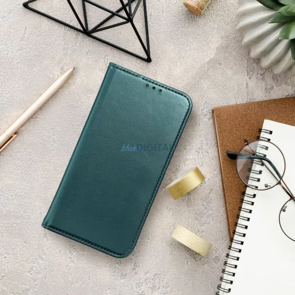 SMART MAGNETO könyvtok Xiaomi Redmi 15C 4G - sötétzöld