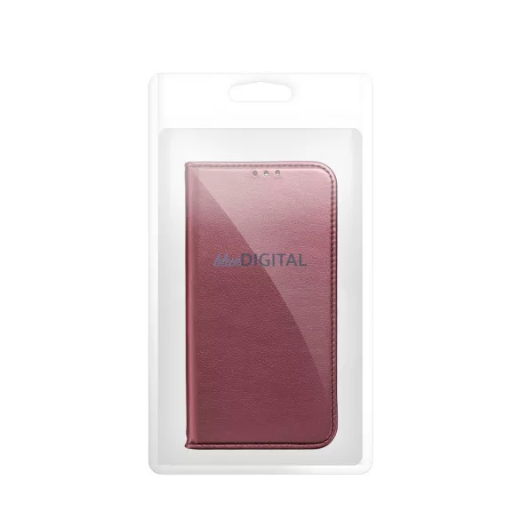 SMART MAGNETO könyvtok Xiaomi Redmi 15C 4G - bordó