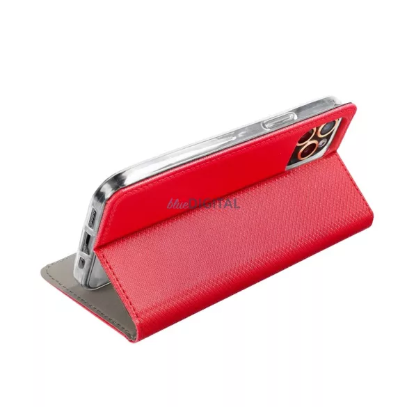 SMART CASE könyvtok Xiaomi Redmi 15C 4G - piros