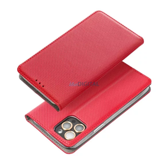 SMART CASE könyvtok Xiaomi Redmi 15C 4G - piros