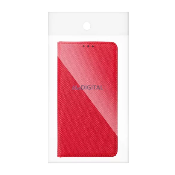 SMART CASE könyvtok Xiaomi Redmi 15C 4G - piros