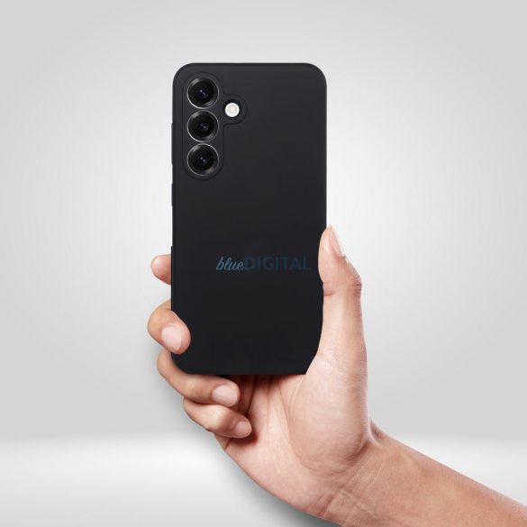 SILICONE 2mm tok Motorola Moto E15 - fekete