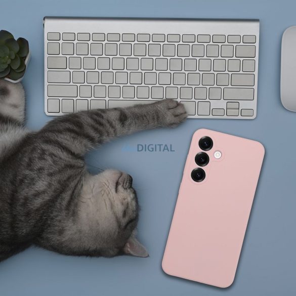 SILICONE 2mm tok Motorola Moto E15 - pasztel rózsaszín