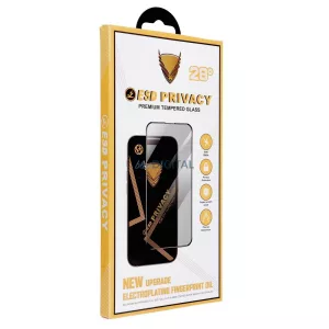 OG Premium Privacy Glass 6D betekintésvédett edzett üveg fekete szegéllyel Xiaomi Redmi 15 4G