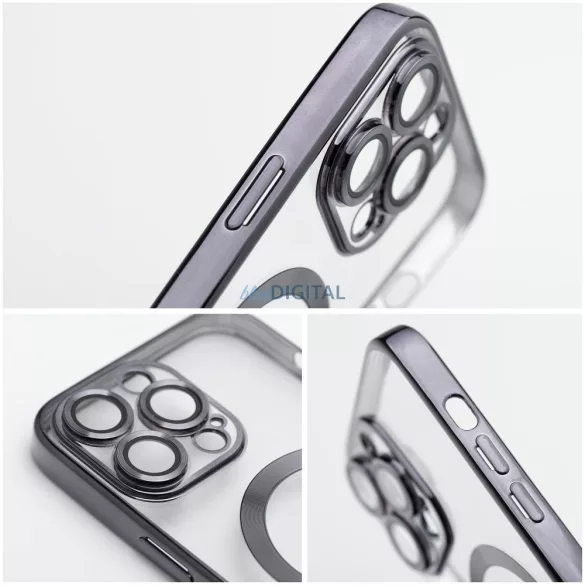 ELECTRO MAG COVER tok kompatibilis MagSafe a XIAOMI Redmi 15C számára fekete
