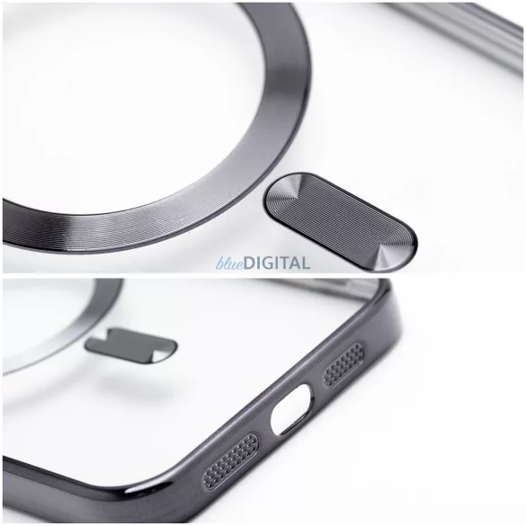 ELECTRO MAG COVER tok kompatibilis MagSafe a XIAOMI Redmi 15C számára fekete