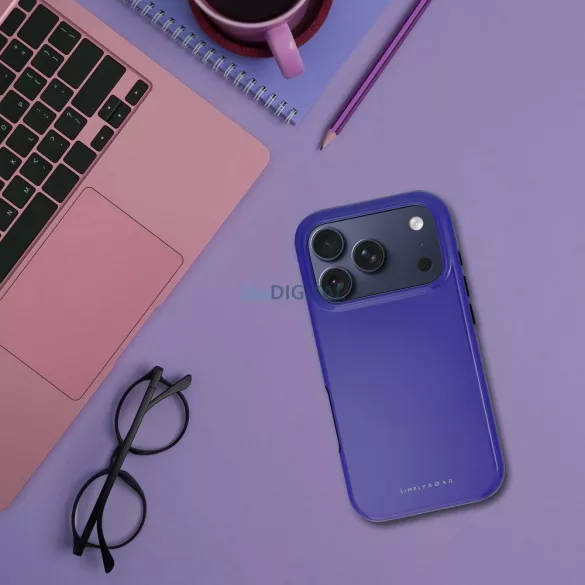 ROAR tok RAINBOW BUMPER kompatibilis a MagSafe készülékkel az IPHONE 16 Pro Max lila színű telefonhoz