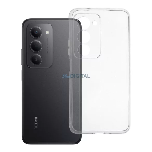 CLEAR Case 2mm tok kameravédelemmel Xiaomi Redmi 15 4G - átlátszó