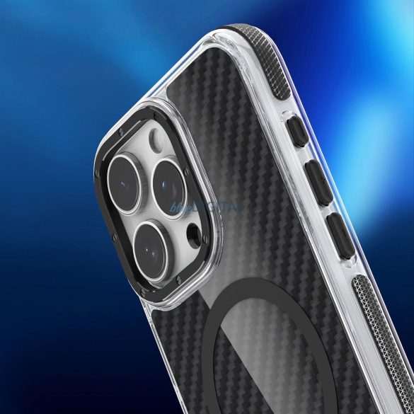 FIBER tok comapitble with MagSafe for IPHONE 17 fekete