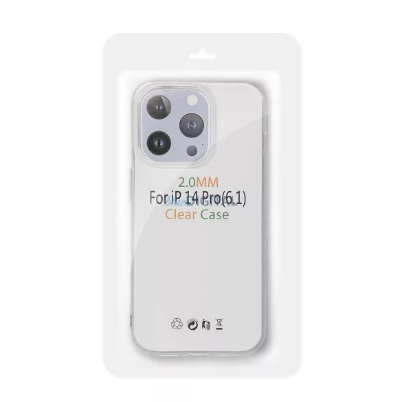 CLEAR tok 2 mm a SAMSUNG A17 5G-hez kompatibilis a MagSafe (kamera védelem) átlátszó
