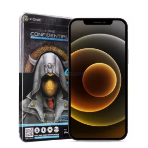 X-ONE Full Cover Extra Strong Privacy - iPhone 17 Air (teljes ragasztás) edzett üveg 9H