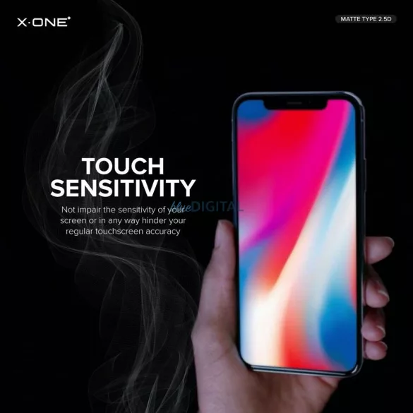 X-ONE Full Cover Extra erős kristálytiszta - iPhone 17 Airhez edzett üveg 9H