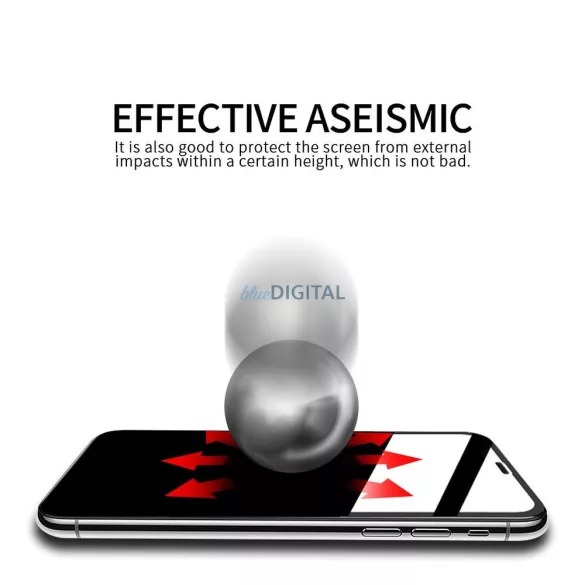 X-ONE Full Cover Extra erős kristálytiszta - iPhone 17 Airhez edzett üveg 9H