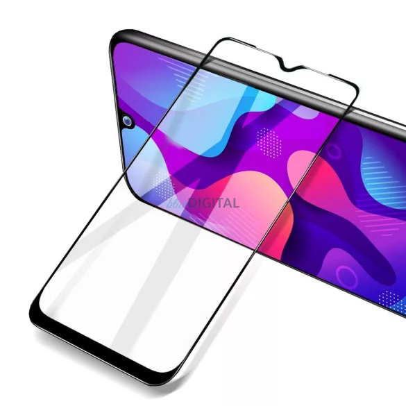 5D Full Glue kerámia üveg - Samsung Galaxy A07 fekete