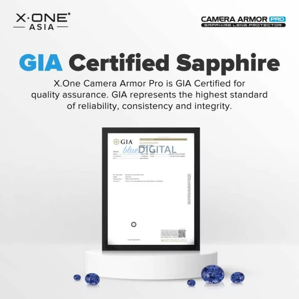 X-ONE Sapphire Camera Armor Pro - iPhone 17 Pro készülékhez - ezüst
