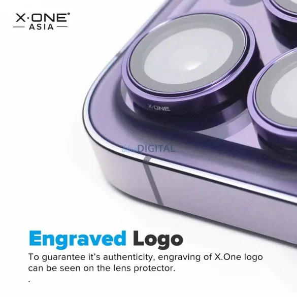 X-ONE Sapphire Camera Armor Pro - iPhone 17 Pro készülékhez - ezüst