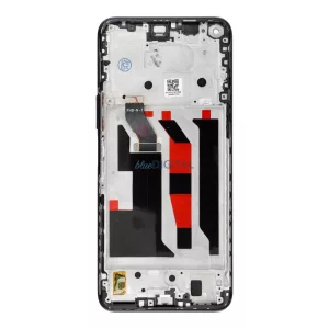 LCD kijelző HUAWEI Nova 8i OEM kerethez, kerettel - ALKATRÉSZ!