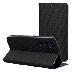 LUNA CARBON könyvtok Xiaomi Redmi 15C 4G - fekete