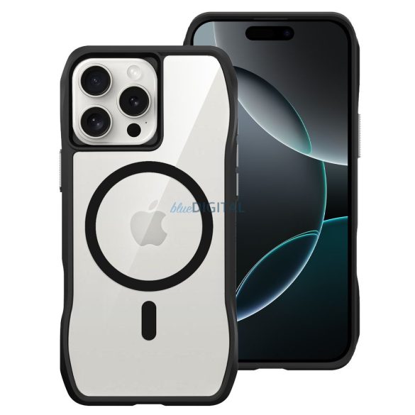 ROAR tok SLIM DEFENDER kompatibilis a MagSafe készülékkel az IPHONE 16 Pro számára fekete színű
