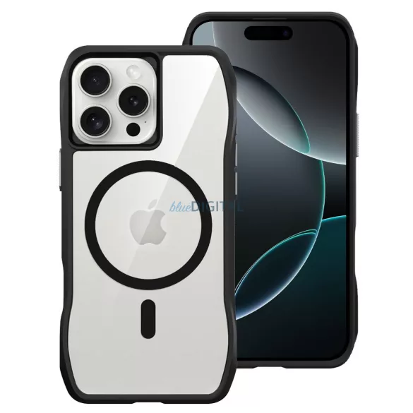 ROAR tok SLIM DEFENDER kompatibilis a MagSafe készülékkel az IPHONE 17 Pro Max számára fekete színű