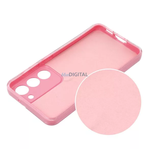 CLEAR CASE 2mm BLINK tok Samsung Galaxy S25 FE - rózsaszín
