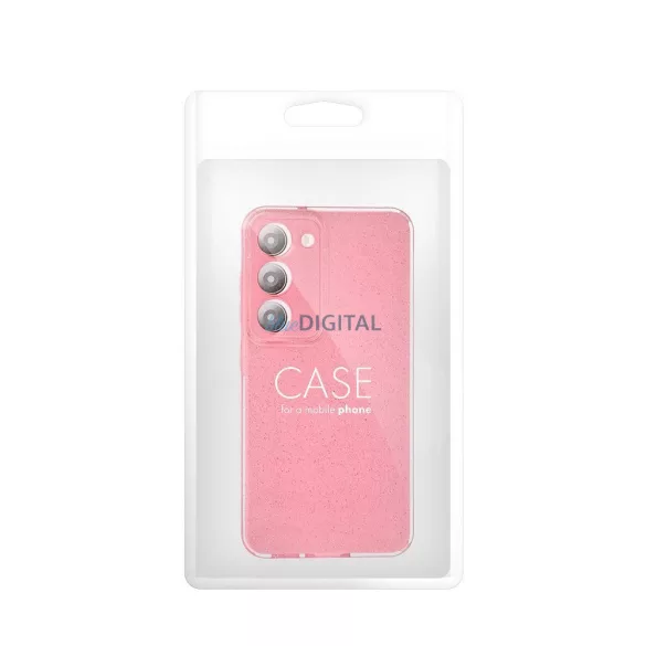 CLEAR CASE 2mm BLINK tok Samsung Galaxy S25 FE - rózsaszín