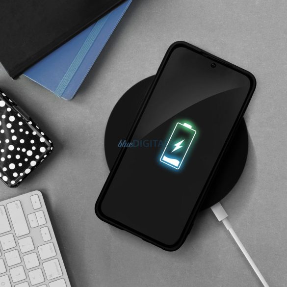 SILICONE tok Samsung Galaxy A17 4G/5G - fekete