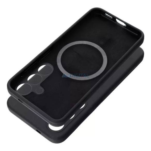 tok SILICONE 2mm a HONOR 400 SMART-hoz kompatibilis MagSafe fekete