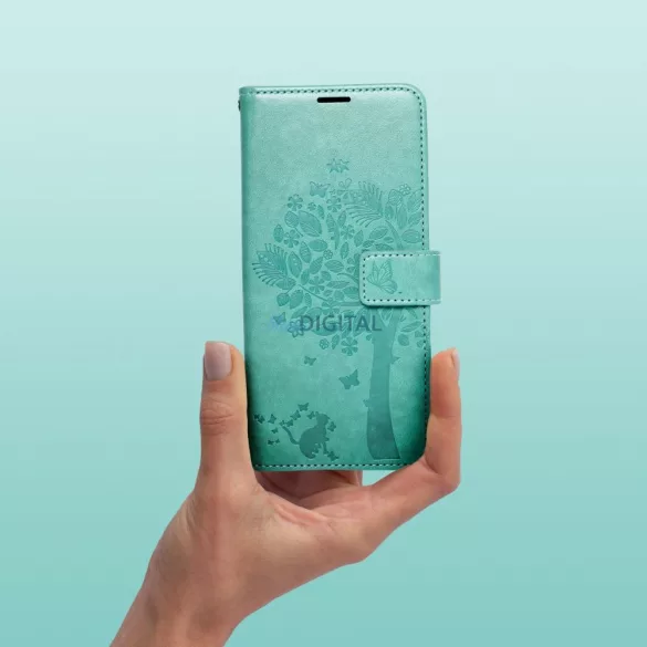 MEZZO Könyvtáska a MOTOROLA G06 fához zöld