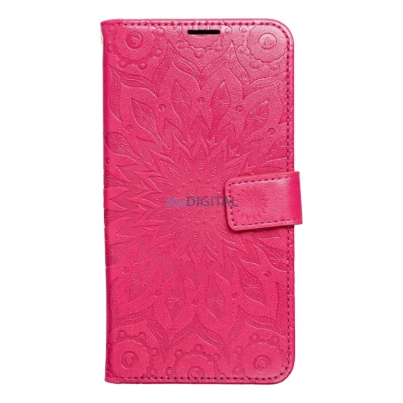 MEZZO Könyv tok MOTOROLA G06 mandala magenta