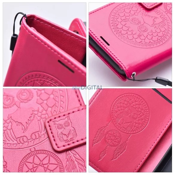 MEZZO Könyv tok MOTOROLA G06 álomcsapdás magenta