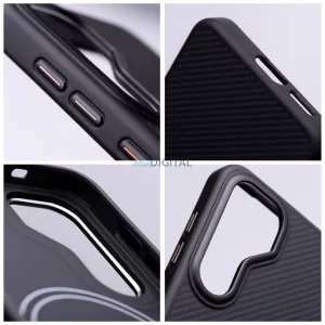 Carbon Elite MagCover, MagSafe-kompatibilis, SAMSUNG S26, fekete