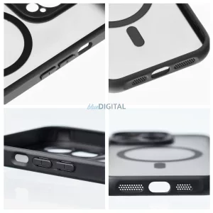 MagSafe-kompatibilis, teljesen matt, magazinborítós tok SAMSUNG S26 Plus készülékhez, fekete