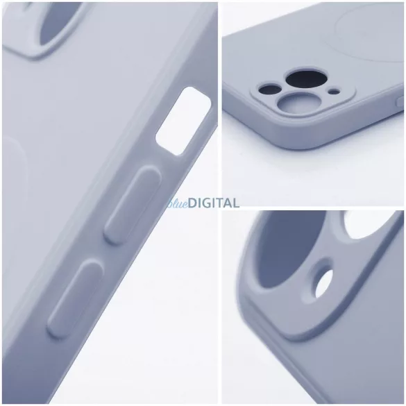 SILICONE MAG COVER tok, MagSafe-kompatibilis, SAMSUNG S26 Plus készülékhez, világoskék