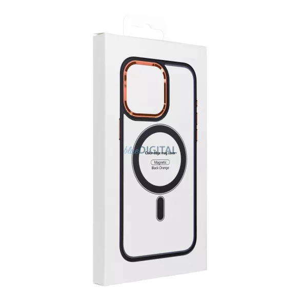 COLOR EDGE MAG COVER tok, MagSafe-kompatibilis, SAMSUNG S26 Plus, fekete-piros