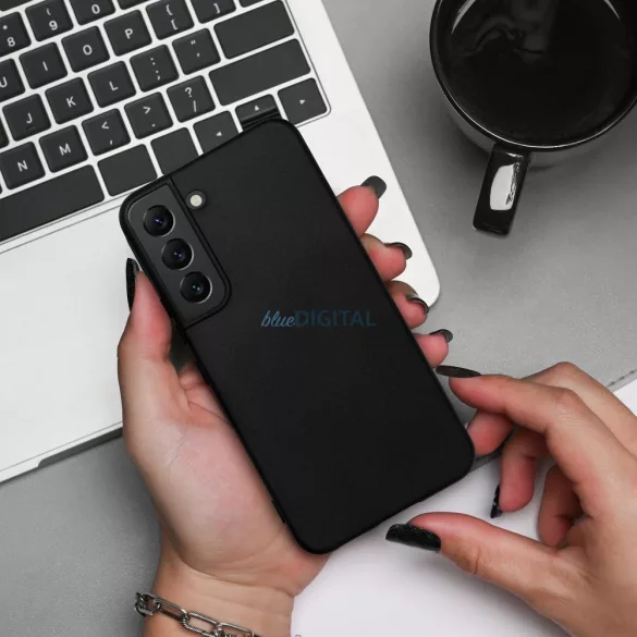 SILICONE tok Samsung Galaxy S25 FE - fekete