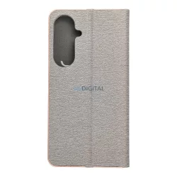   LUNA flipes arany a SAMSUNG S26 Edge ezüst színű modellhez