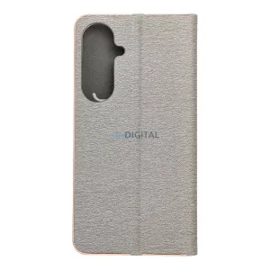 LUNA flipes arany a SAMSUNG S26 Edge ezüst színű modellhez