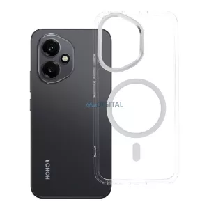 Tok Honor 400-hoz Frame Átlátszó Hybrid Mag Hátlap MagSafe-kompatibilis átlátszó