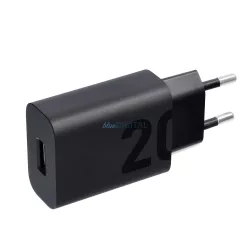   MOTOROLA eredeti Type-C 20 W-os töltő, MC202L, fekete, nagykereskedelmi csomagolásban