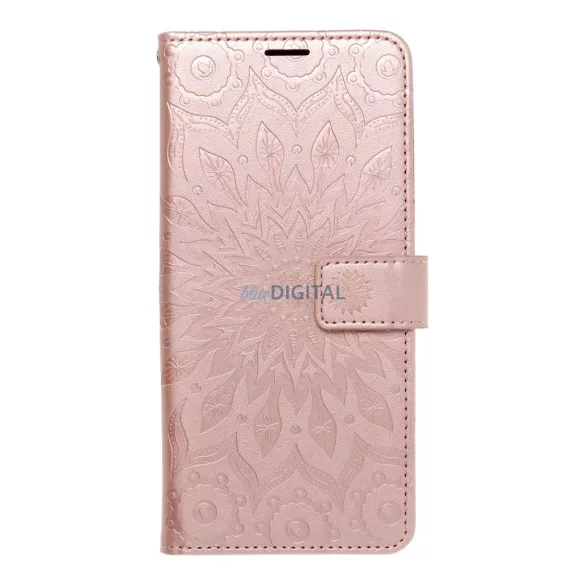 MEZZO Book tok a XIAOMI Redmi 15 5G mandala rózsa aranyhoz