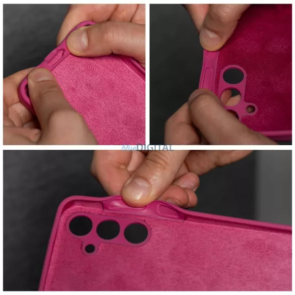 SILICONE 2 mm-es tok SAMSUNG S26, MagSafe-kompatibilis, rózsaszín