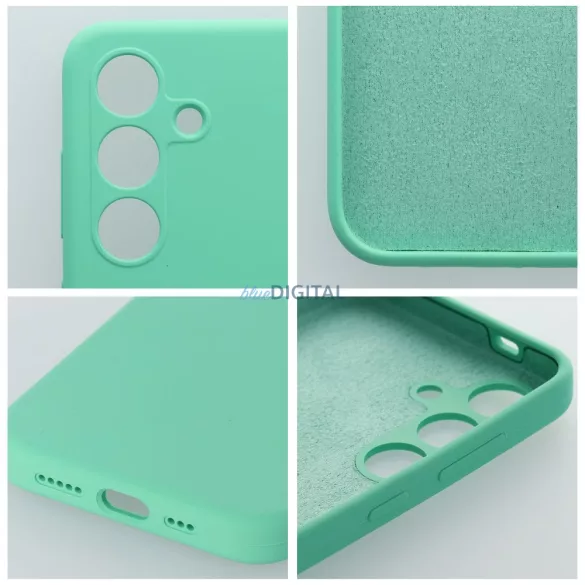 SILICONE 2 mm-es tok SAMSUNG S26, MagSafe-kompatibilis, menta színű