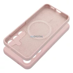   SILICONE 2 mm-es tok SAMSUNG S26 Ultra készülékhez, MagSafe-kompatibilis, homokrózsaszín