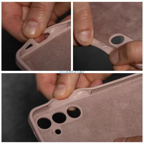 SILICONE 2 mm-es tok SAMSUNG S26 Ultra készülékhez, MagSafe-kompatibilis, homokrózsaszín