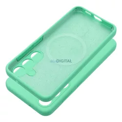   SILICONE 2 mm-es tok SAMSUNG S26 Ultra készülékhez, MagSafe-kompatibilis, menta színű
