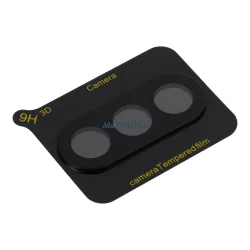   5D Full Glue Camera Tempered Glass - for Samsung Galaxy A37 Black