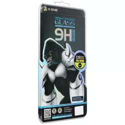   3D teljes fedésű edzett üveg X-ONE – Samsung Galaxy S26 (tokokkal is használható) – az ujjlenyomat-érzékelő működik