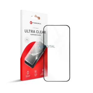 Edzett üveg Samsung S26 PLUS – Forcell Ultra átlátszó Glass, fekete